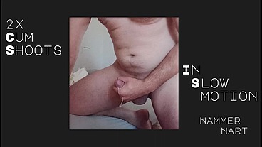 2x Cum Shoots In Slow Motion