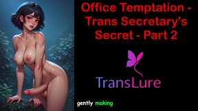 Office Temptation - Trans Secretary's Secret Part - 2: English Audio Sex Story