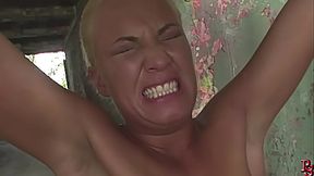 Helpless Angelic Diamond takes wild punishment