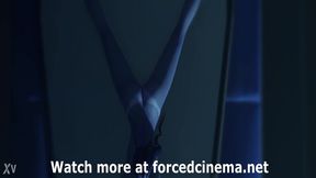 Bondage widowmaker gets booty banged in a 3D animated game