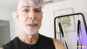 ”ManPuppy: Richard Lennox Jerks His Meat While Being Toy Banged On Cam”