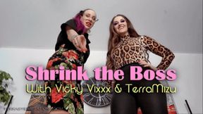 Shrink The Boss - Vicky Vixxx & TerraMizu - HD 720 MP4