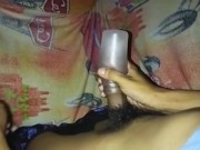 Jakol hanggang labasan - PINUTOK ANG TAMOD SA LOOB NG BOTE (cum inside the soft bottle)