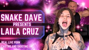 Snake Dave's Porno Casting with Laila Cruz