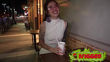 FORKED tongue and ASS open. We debut the little one to Fedora Morelli!
