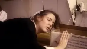 Classic xxx movie scene featuring a hot waitress