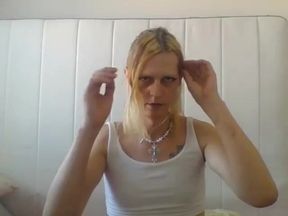 Cute Big Ass Trans Woman in Lingerie