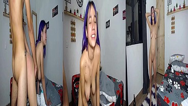la famosa otaku esta hermosa influencer haciendo live termino con semen en la cara