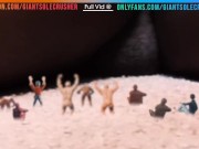 Giant Teases Tinies With MASSIVE ASS