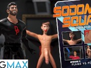 Sodomy Squad - Gay Superhero Battle Fucks Evil Stepbrother To Save Fucktropolis