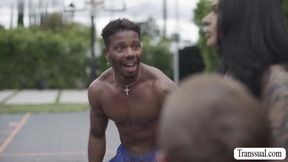 Adorable Ts Gets Analed In Basketball Court