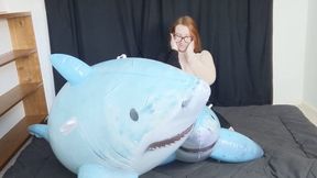 Pump Pop Inflatable Shark