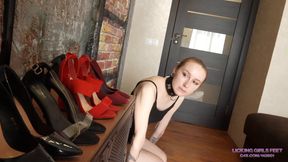 RADA and SKYLAR - We need to pick up beautiful shoes and you will help us!