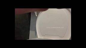 Skinny MILF Renatinha Mello pees in public then gets anal fucked