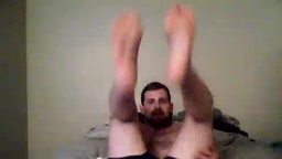 Hot American Stud Dirty Talk and Feet Show