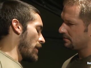 DaddySexFiles: Dale Cooper Suck And Gets Banged Raw By His Superior Andrew Justice