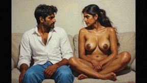 Kiran and his friend fucking his sister in law in oyo room