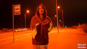 This Is Trash - In Search Of A Millionaire In The Ghetto - Blowjob In A Vacation Point At Night Exclusive Nigonika 2024