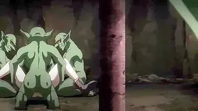 Innocent Maiden Surrounded by Hungry Goblins in Steamy Hentai Fantasy