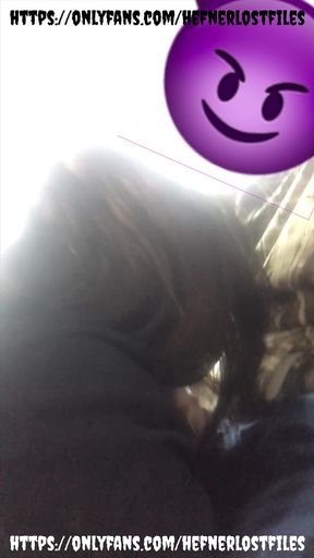 Quick Cumshot in Her Throat in an Open Field