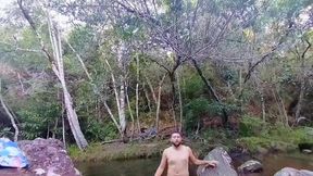 I Went to the Waterfall and Showed off Before Someone Came and Caught Me.