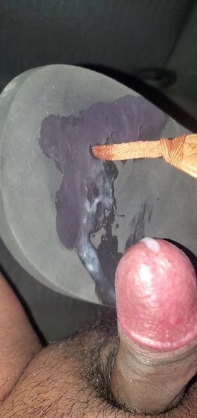 1st time mechanic friend cum in wifes flip-flop found in back of truck