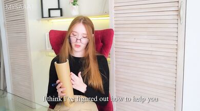 Psychologist session turns into hardcore fucking with stockings teen