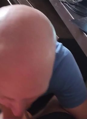 Older Hung Stepdaddy Breeds Ginger Cub and Makes Him Moan