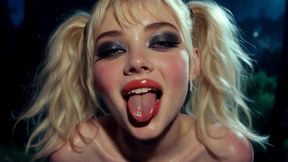 naughty night park whore: pigtails, heels and public creampie ai generated