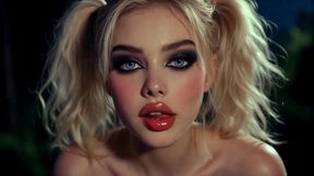 naughty night park whore: pigtails, heels and public creampie ai generated
