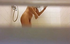 In the shower