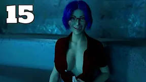 Blue-Haired Milfs Zero-G Cream Pie Encounter in Space Seduction