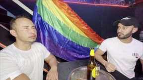 tres amigos na balada e fizeram a loucura tranzando ao vivo