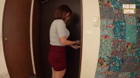 Risky Temptation Rises as Married Momo Reveals Her Bold, Overwhelming Curvy Presence -scene.3