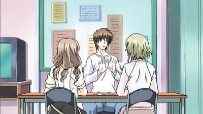 Big-titted anime cutie opens up for a rough anal drilling