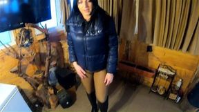 My impotent husband is at the office so I fuck his friend will send him video