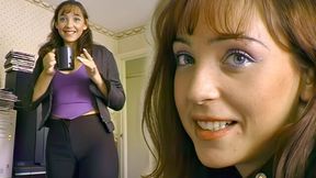 Ann's first XXX shoot turns intense in a dark ebony boudoir