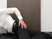 Suit Gay First Time to Challenge Long Anal Ball Butt Plug