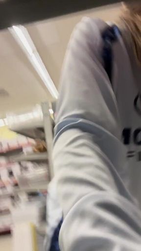 Hard Nipples At Family Dollar