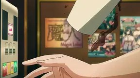 Top-heavy glasses girl gets a creampie at manga caf�