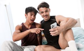Enzo Muller and Luca Knight rimming and fucking raw