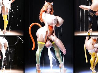 Comics Shemale hentai in heigh heels likes sexy creampie and get massiv cumshots