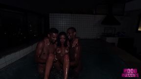 two bbc fans meet favorite pornstar luana aguiar and fuck her ass