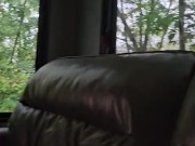 Cumming in the camper