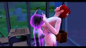 Phantom Pleasure: Ghostly Yuri Seduction in Stunning 3D Hentai Fantasy