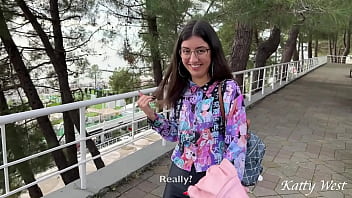 Teen girl screams as she's fucked hard in public