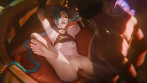 Jinx - Bratty Teen Giving Ekko What He Wants