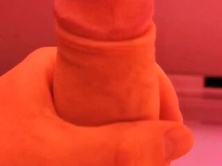 Masturbating in a public sunbed