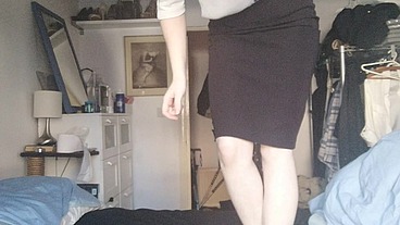 Secretary Transforms into Bald Slave