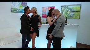 Jarushka Ross and her friend Lexie Candy in a nasty orgy with 2 guys